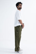 Load image into Gallery viewer, twill carpenter pants in green