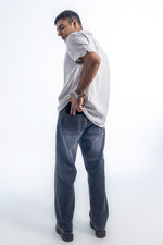 Load image into Gallery viewer, Metro Comfort Loose Jeans: Cast Iron Grey