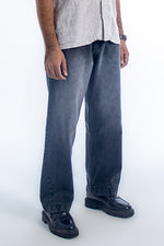 Load image into Gallery viewer, Metro Comfort Loose Jeans: Cast Iron Grey