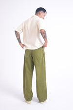 Load image into Gallery viewer, Herringbone Pants: Green