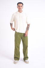 Load image into Gallery viewer, Herringbone Pants: Green