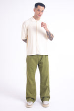 Load image into Gallery viewer, Herringbone Pants: Green