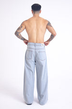 Load image into Gallery viewer, SuperBaggy Jeans: Contrast Grey