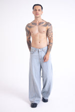 Load image into Gallery viewer, SuperBaggy Jeans: Contrast Grey