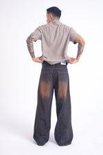 Load image into Gallery viewer, SuperBaggy Jeans: Orange Tint