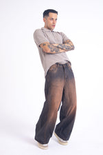 Load image into Gallery viewer, SuperBaggy Jeans: Orange Tint