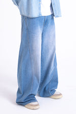 Load image into Gallery viewer, SuperBaggy Jeans: Ocean Blue