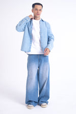 Load image into Gallery viewer, SuperBaggy Jeans: Ocean Blue