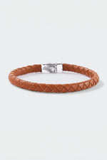 Load image into Gallery viewer, Brown Braided Bracelet