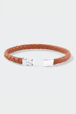 Load image into Gallery viewer, Brown Braided Bracelet