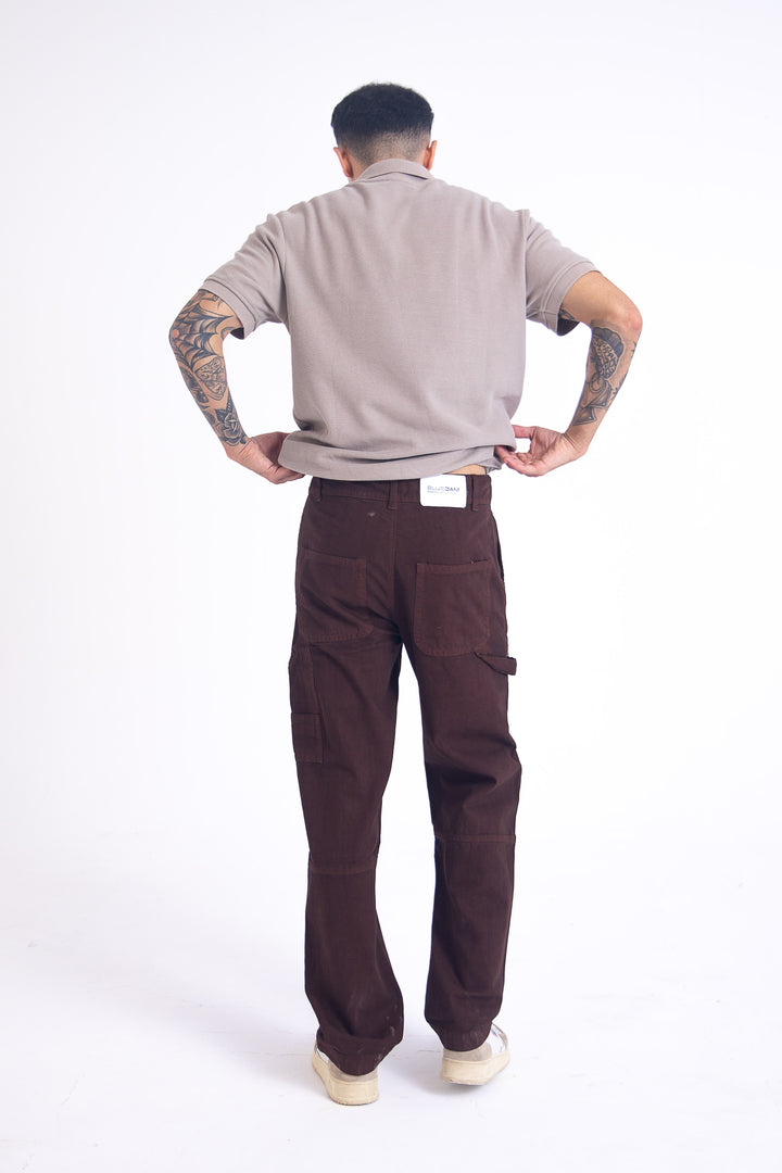 Urban Hike Carpenter Relaxed Jeans: Chocolate