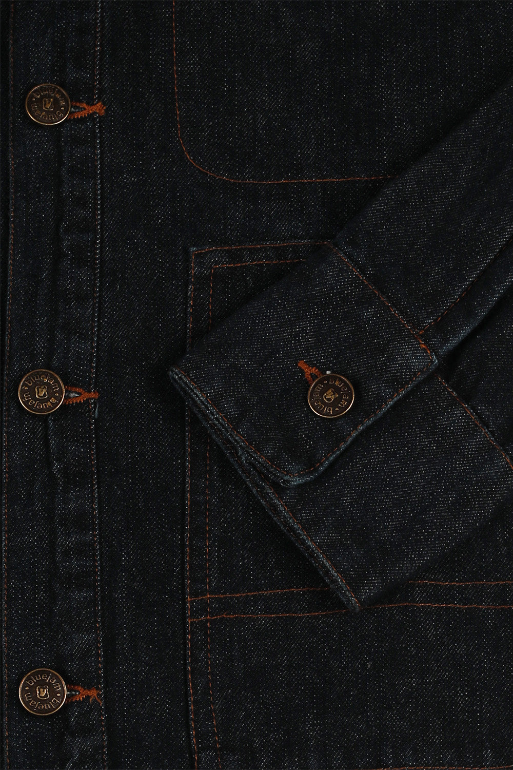 All Season Legacy Denim Jacket Gold Button Details