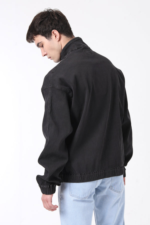 Corduroy Alpine Pullover - Black