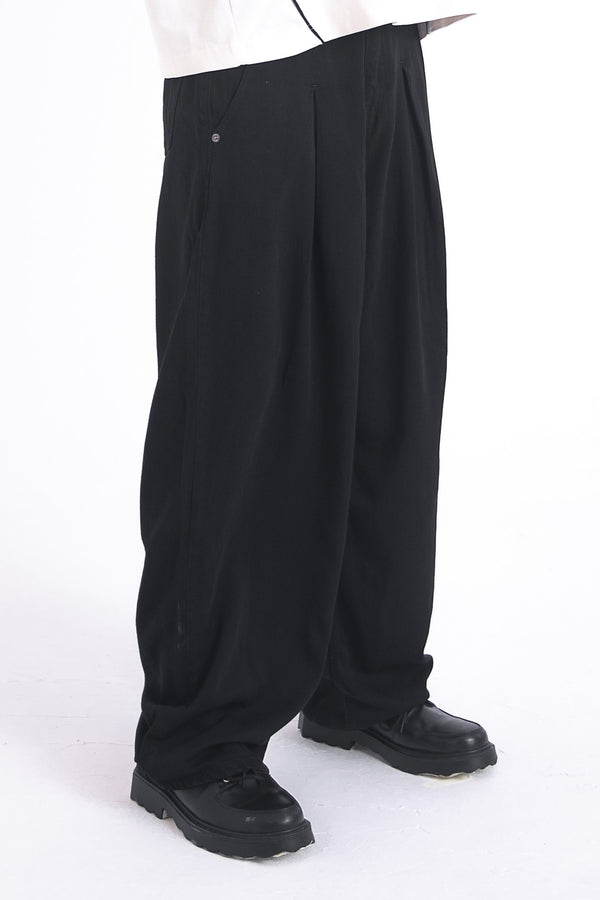 Archive Linen Denim Jeans: Black