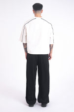 Load image into Gallery viewer, Archive Linen Denim Jeans: Black
