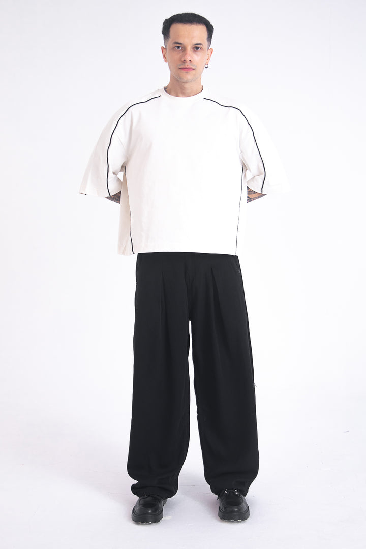 Archive Linen Denim Jeans: Black
