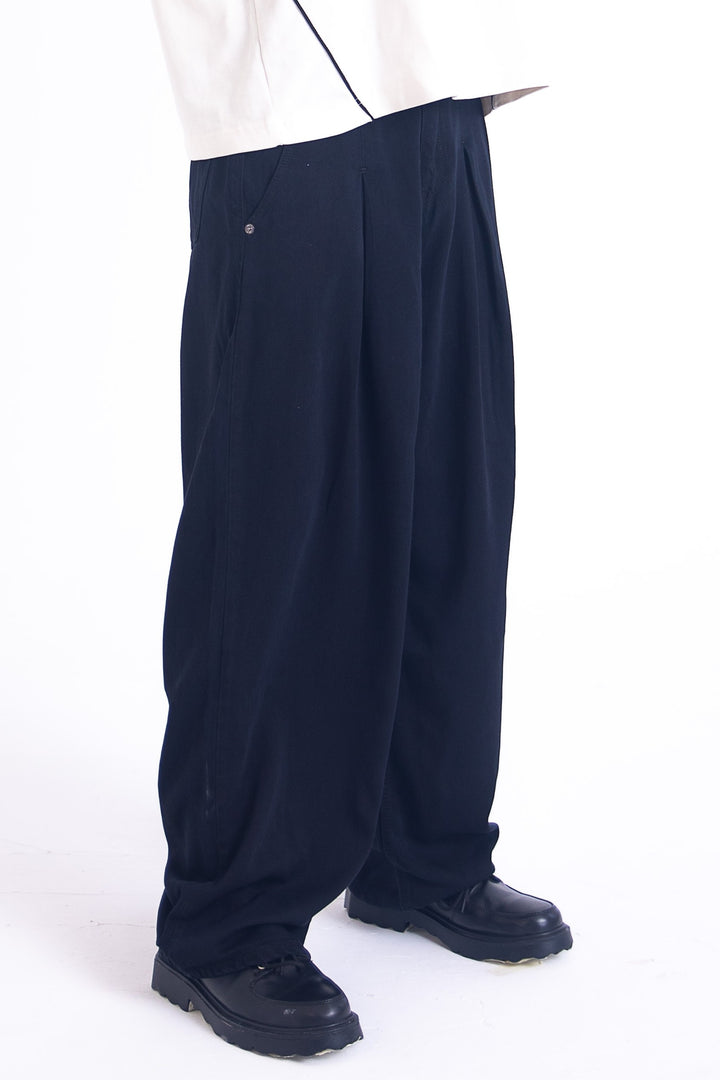 Archive Linen Denim Jeans: Black
