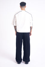 Load image into Gallery viewer, Archive Linen Denim Jeans: Black
