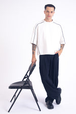 Load image into Gallery viewer, Archive Linen Denim Jeans: Black
