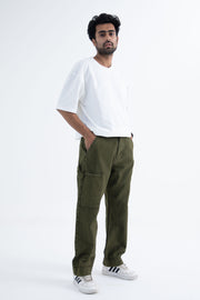 green carpenter pants in relaxed fit