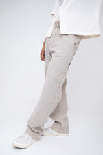 Load image into Gallery viewer, dusty grey relaxed fit jeans
