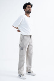 relaxed fit jeans in dusty grey twill