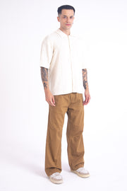 Herringbone Pants: Brown