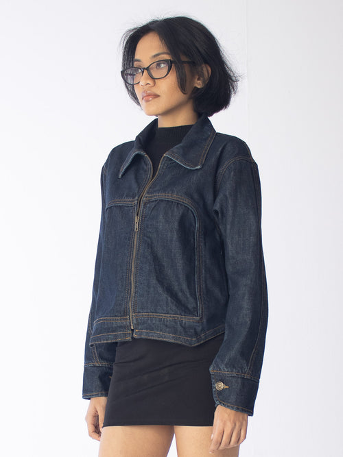 The Grifter Denim Jacket: Raw Denim