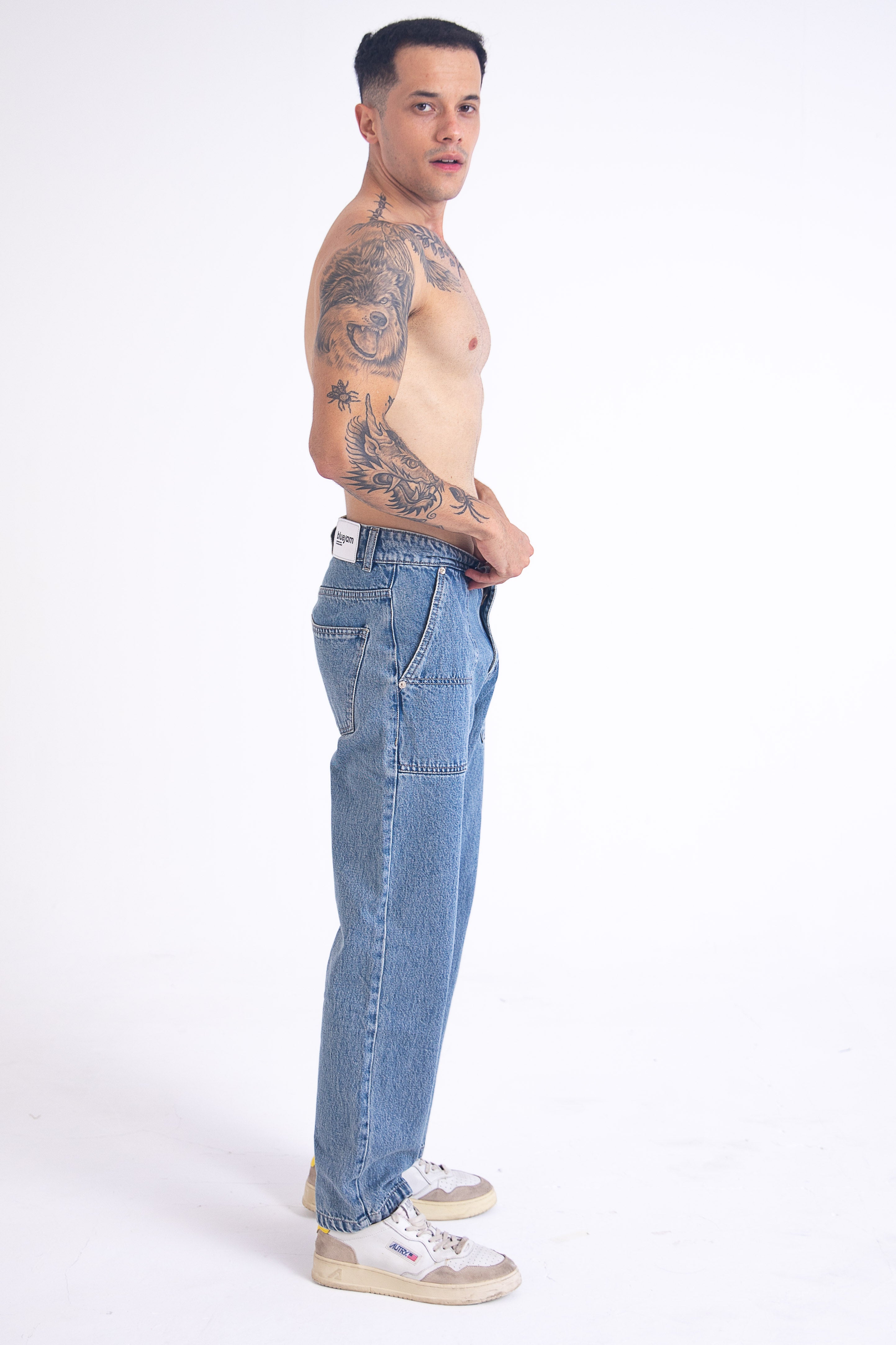 PatchCity Jeans: Blue Blast