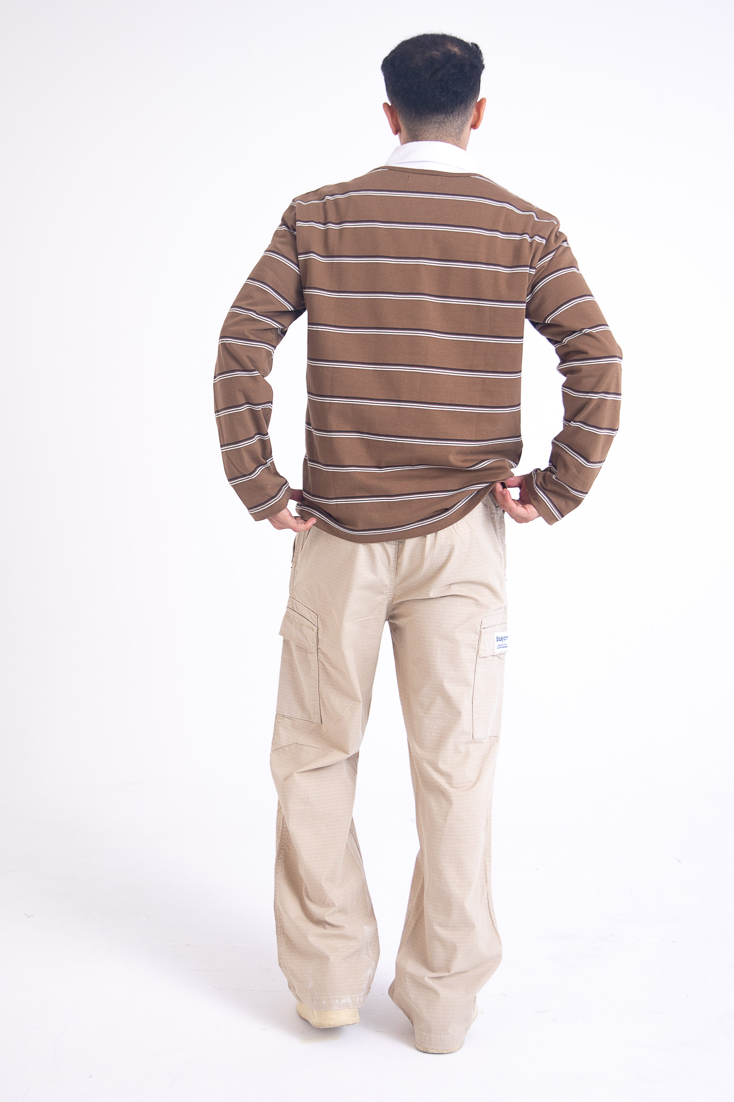Beige Ripstop cargo back view