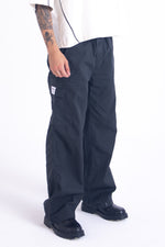 Load image into Gallery viewer, Ripstop cargo pants dark grey front view
