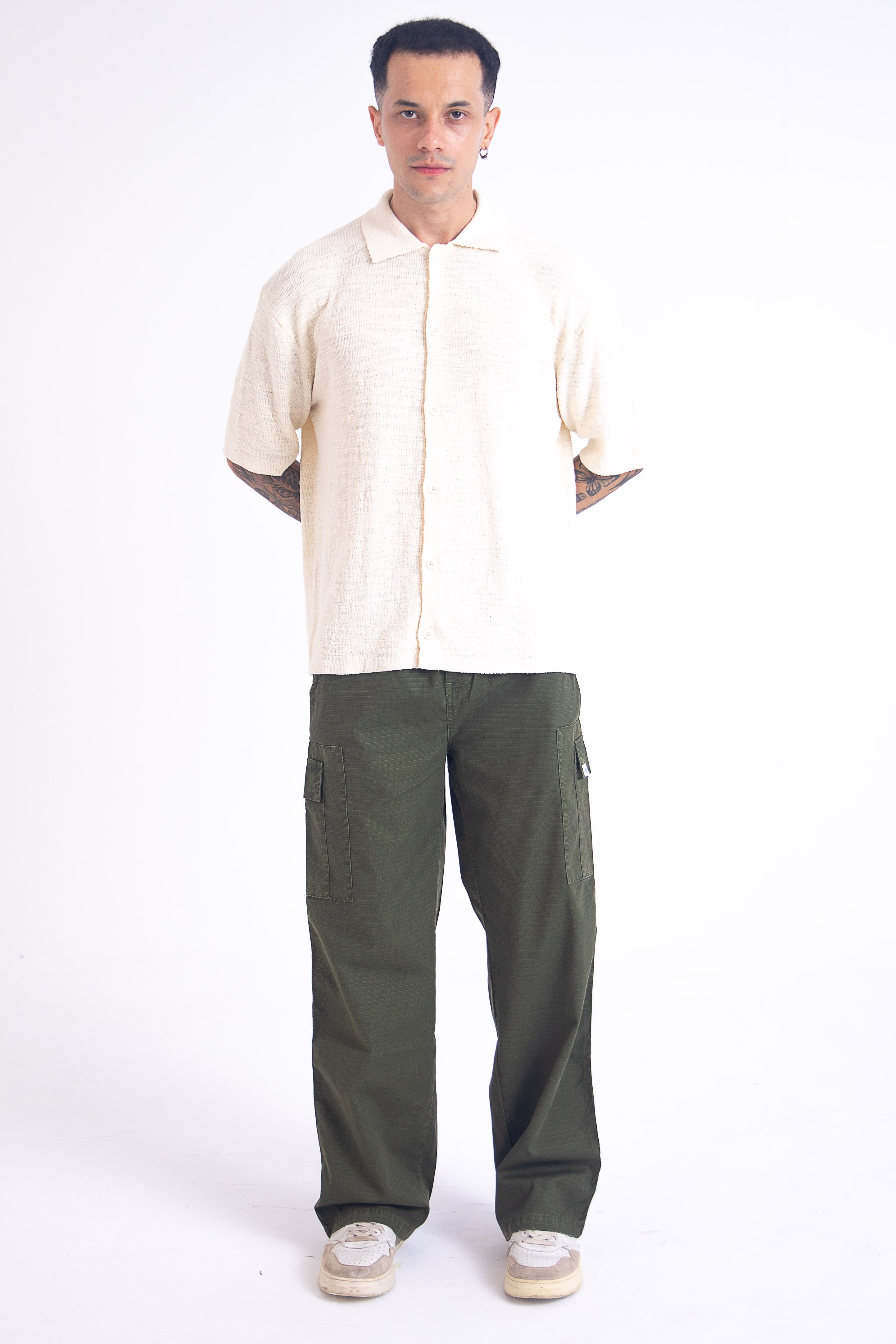 Ripstop Cargo: Dark Green
