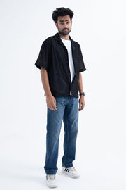 Blue straight fit jeans