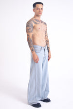 Load image into Gallery viewer, SuperBaggy Jeans: Contrast Grey
