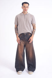 SuperBaggy Jeans: Orange Tint