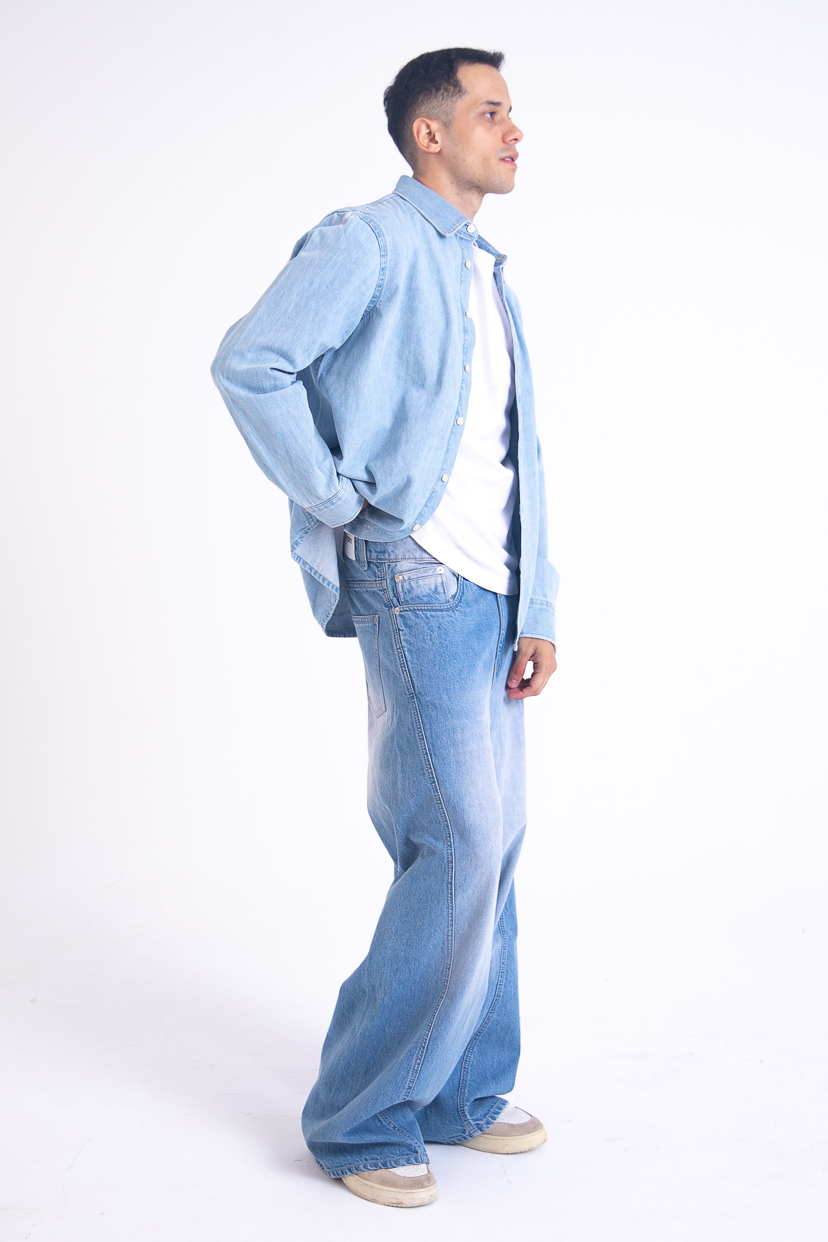 BlueJam's SuperBaggy Jeans: Medium Blue