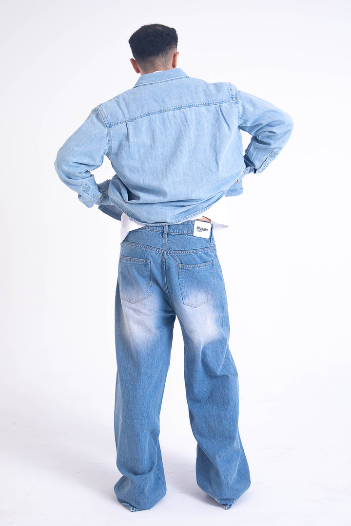 SuperBaggy Jeans: Ocean Blue