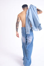 Load image into Gallery viewer, SuperBaggy Jeans: Ocean Blue
