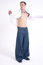 Load image into Gallery viewer, SuperBaggy Jeans: Raw Wash
