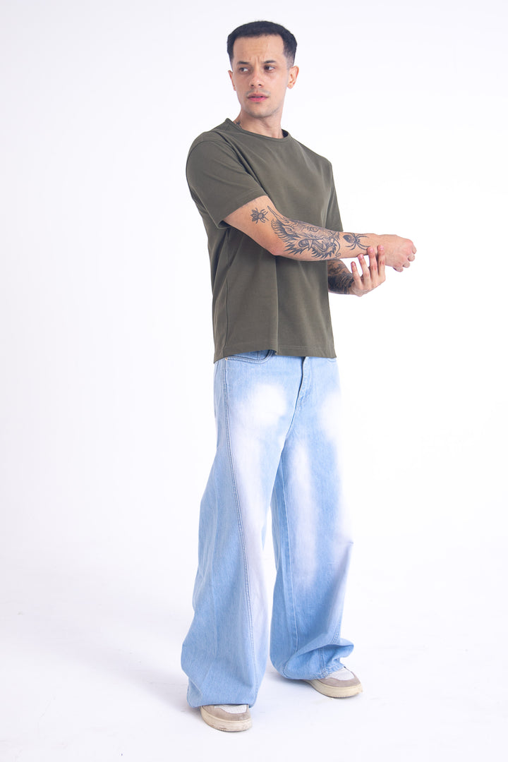 SuperBaggy Jeans: Ice