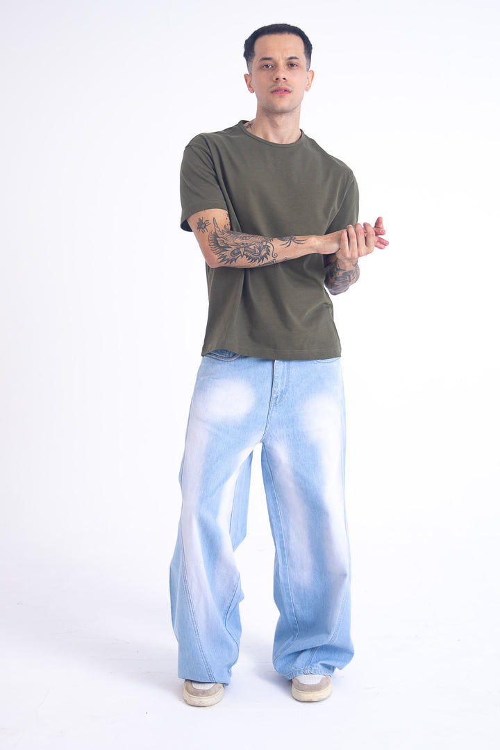 SuperBaggy Jeans: Ice