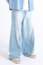 Load image into Gallery viewer, SuperBaggy Jeans: Tinted Ice
