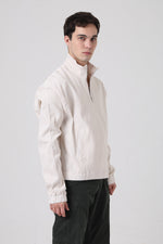 Load image into Gallery viewer, Corduroy Alpine Pullover- White
