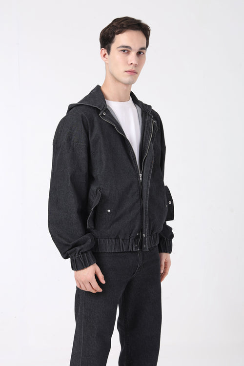 Bulkshift Hoodie: Ash Black