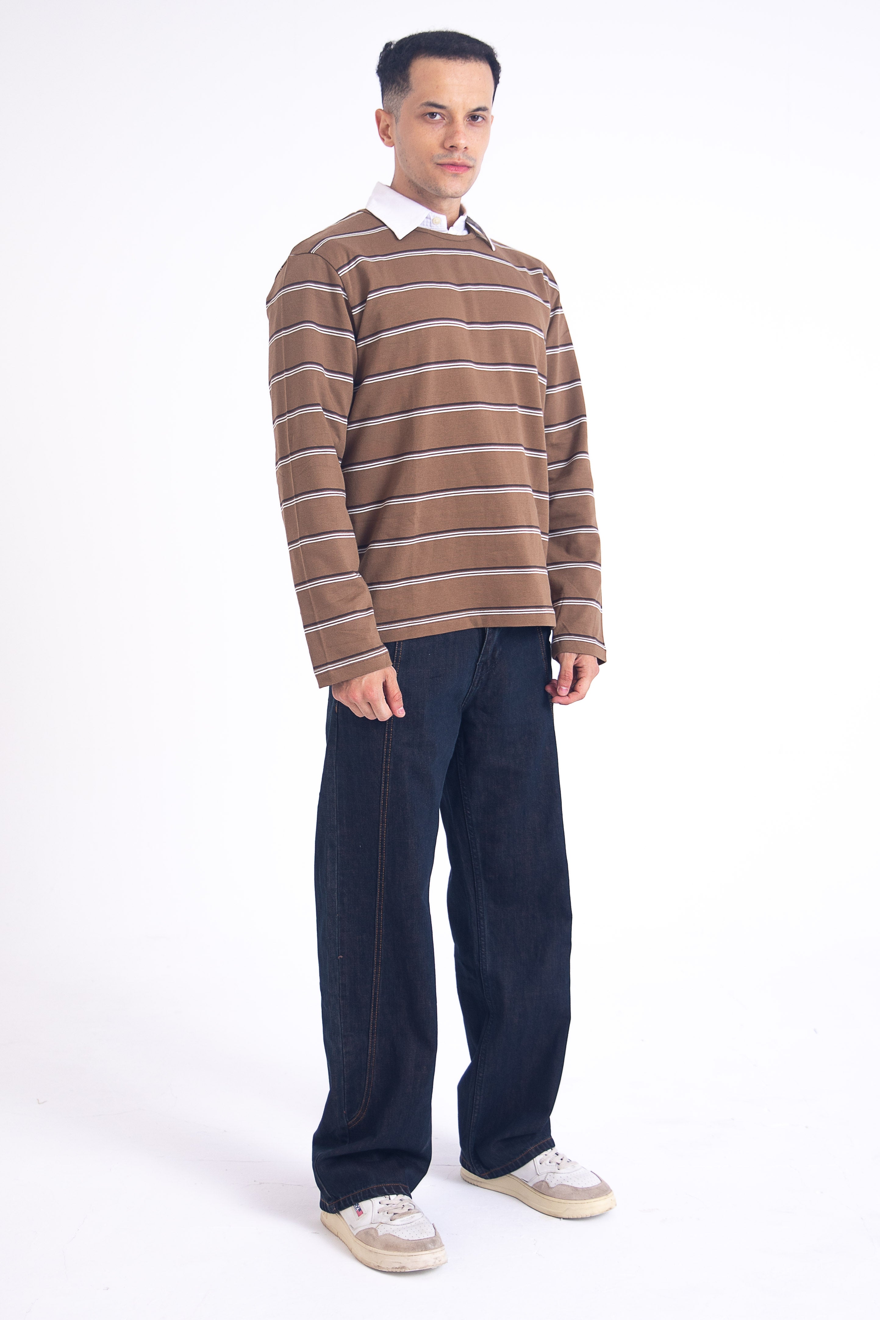 Timecut 04 Jeans: Brown Tint