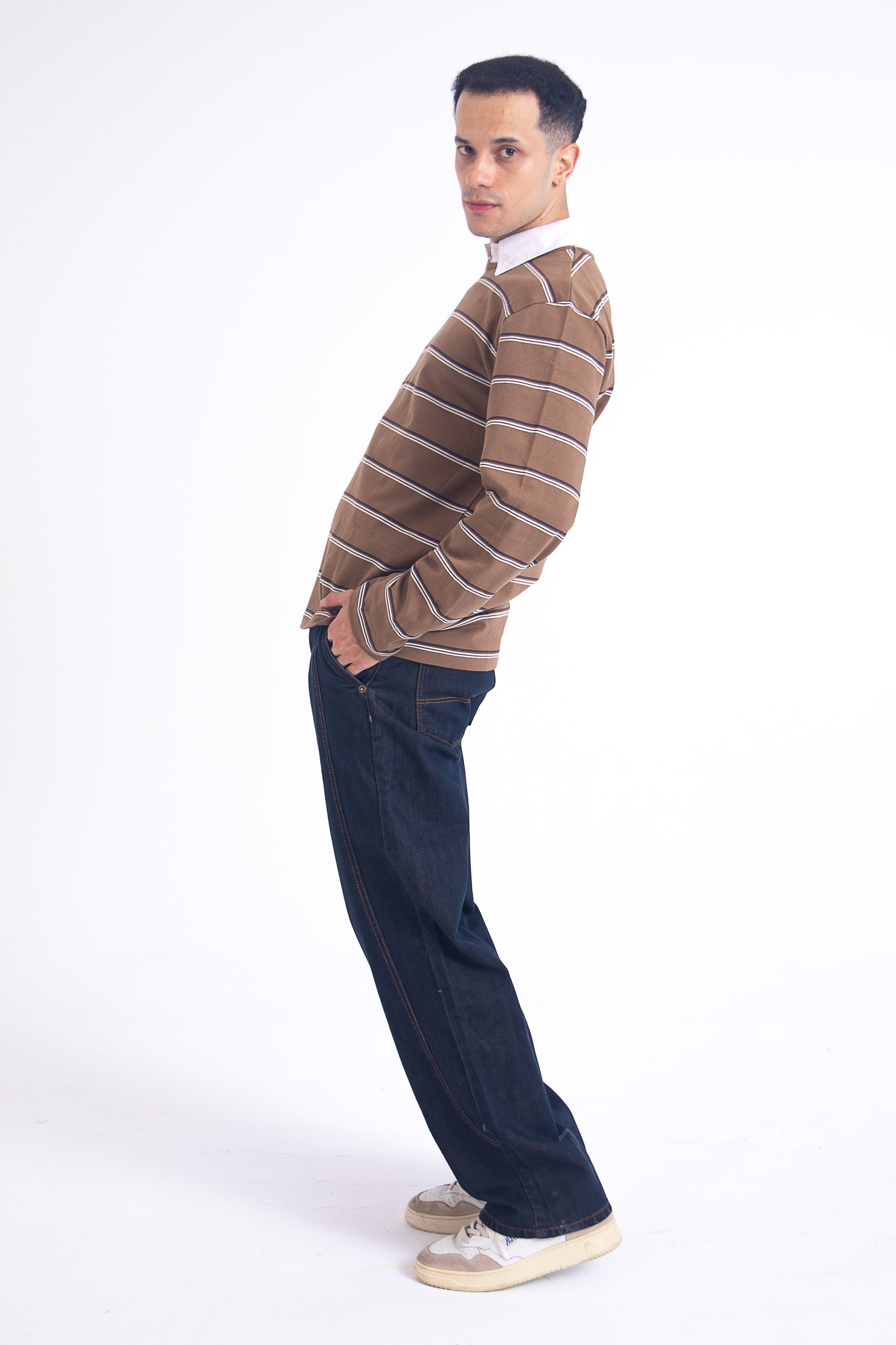 Timecut 04 Jeans: Brown Tint