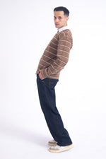 Load image into Gallery viewer, Timecut 04 Jeans: Brown Tint
