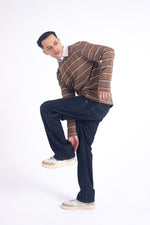 Load image into Gallery viewer, Timecut 04 Jeans: Brown Tint
