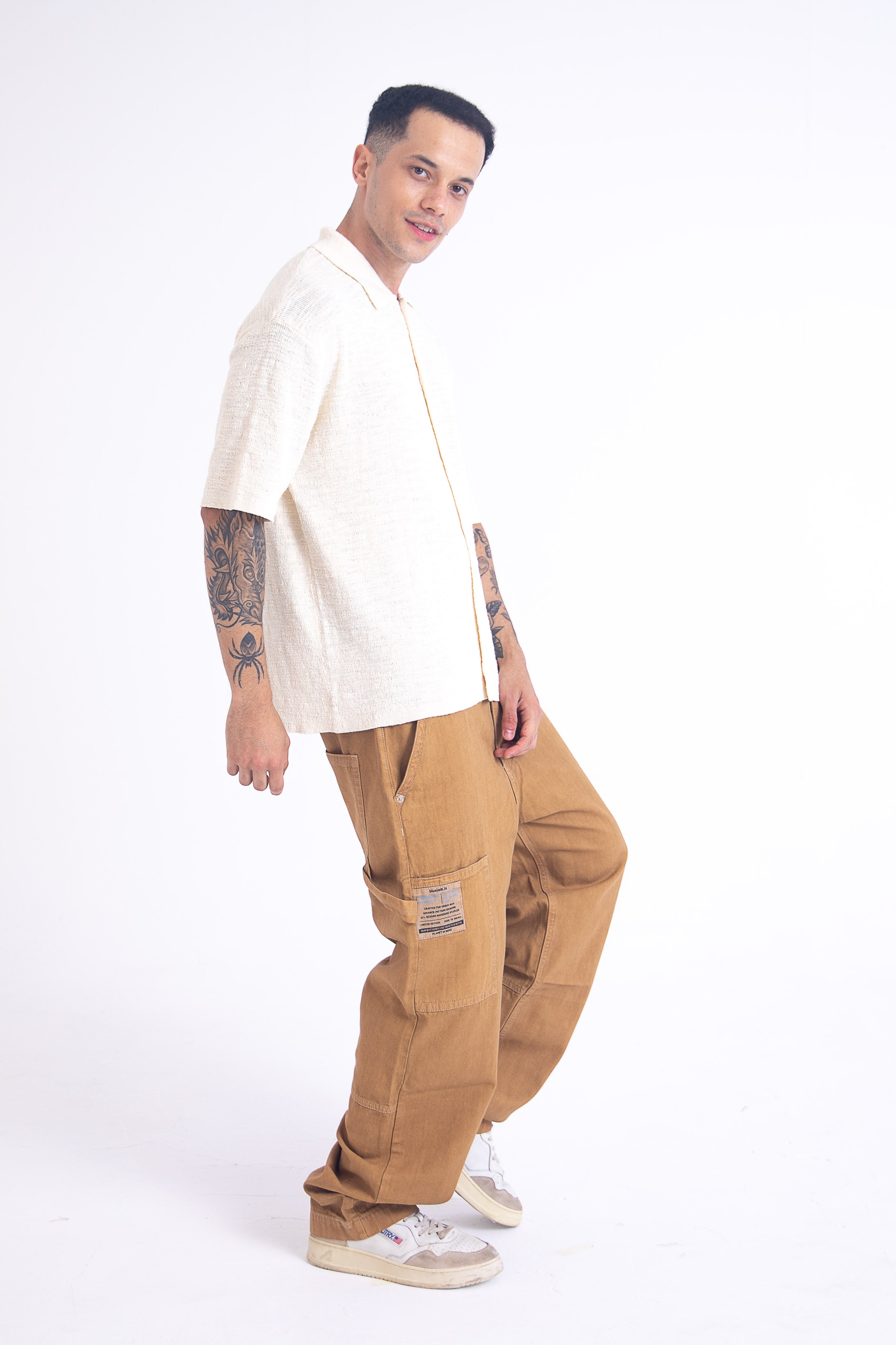 Urban Hike Carpenter Relaxed Jeans: Brown