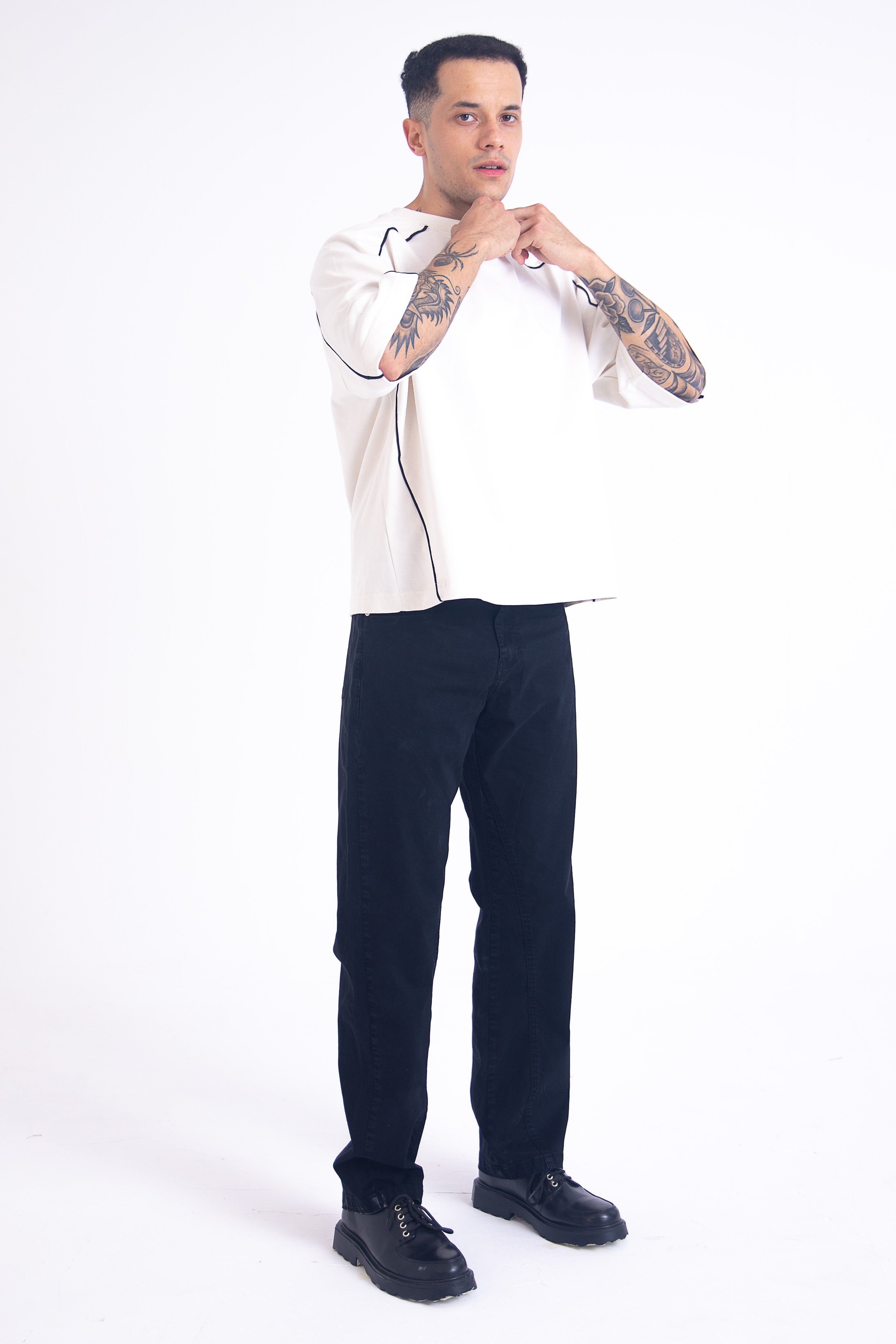 Y - Axis Chinos Pants: Black